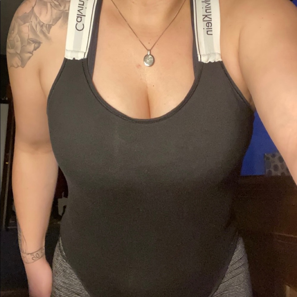 Black Calvin Klein Fullbodysuit